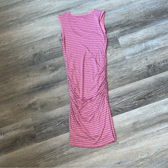 Velvet striped tee dress - Picture 3 of 8